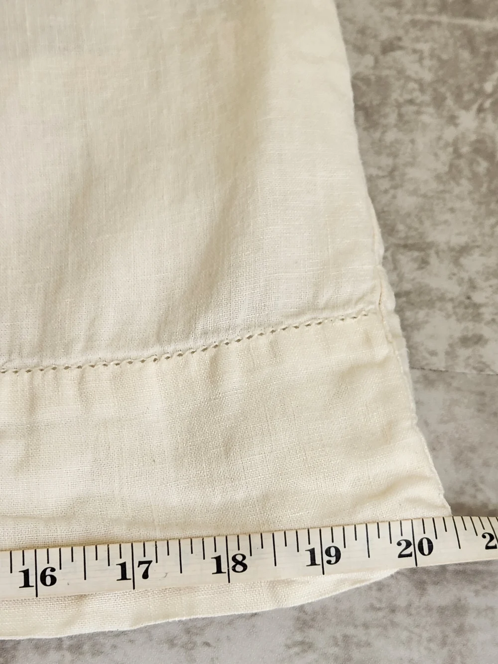 The Citizenry French Linen Cream Standard Pillow Case - Soft Neutral Bedding